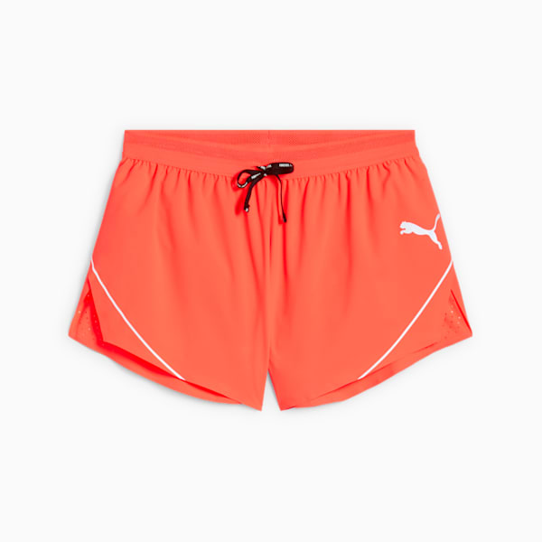 RACEDAY ULTRAWEAVE Men's 3" Split Shorts, Glowing Red, extralarge
